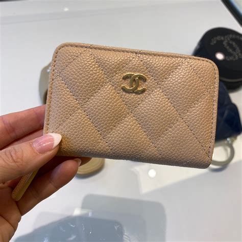 authentic chanel small wallet.